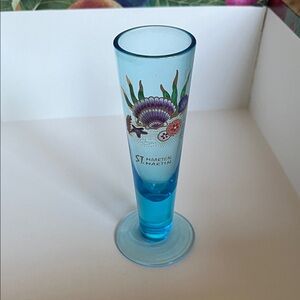 Blue St. Maarten Tall Shot Glass
